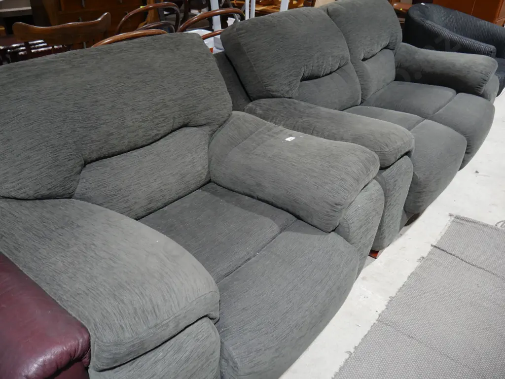 2 seater couch and arm chair Image 1++