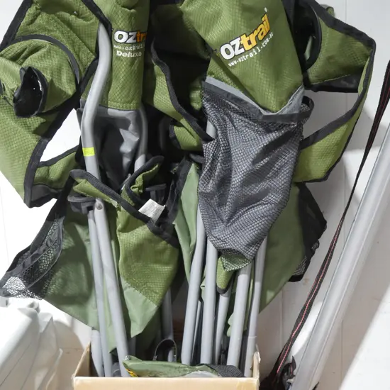 2 camping chairs