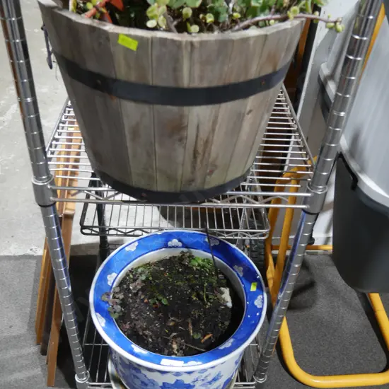 2 plant pots