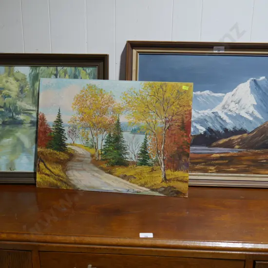 3 oil paintings