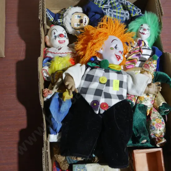 Clown ornaments etc
