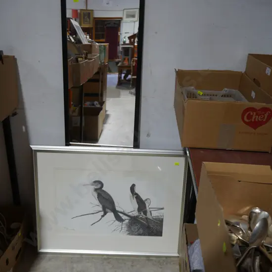 Mirror and artwork