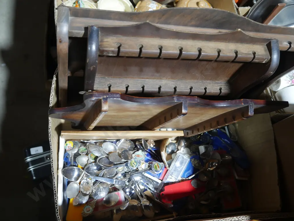 Souvenir spoons and racks Image 1++