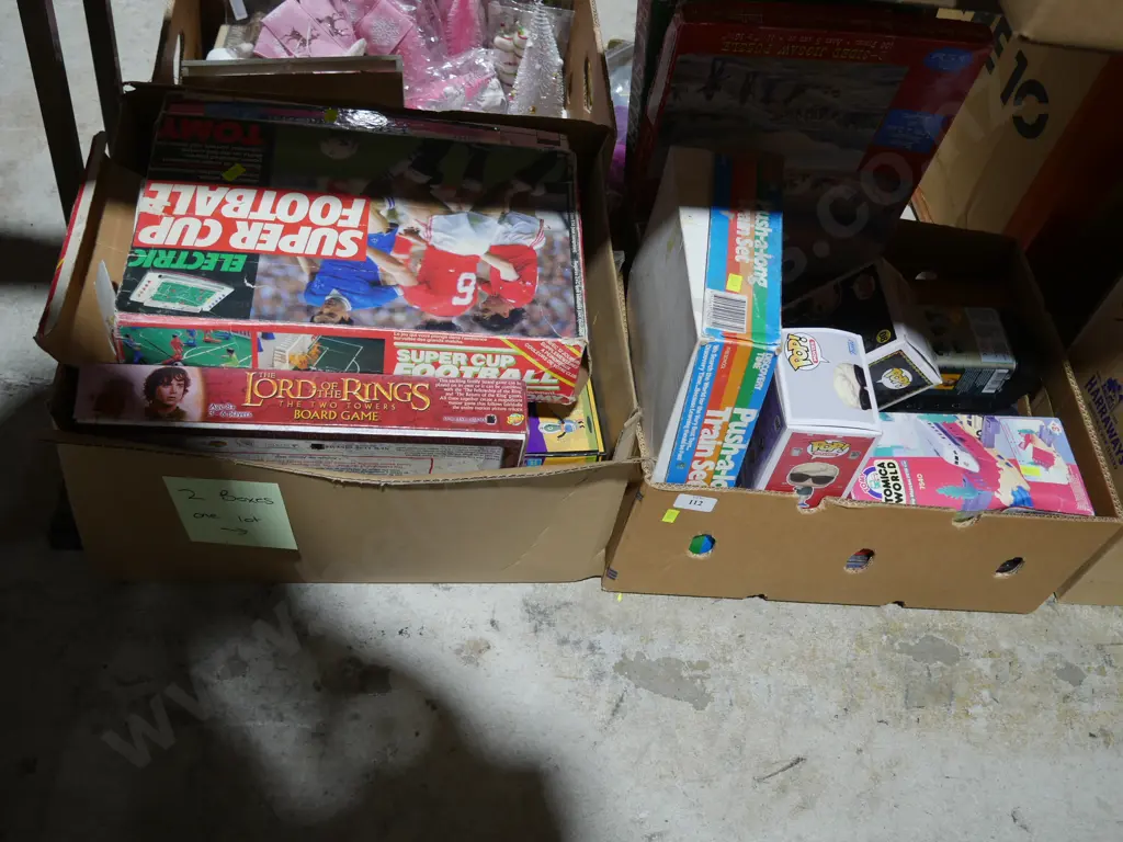 Two boxes of board games etc Image 1++
