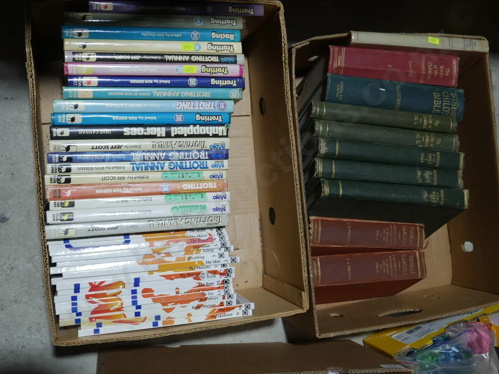 Four boxes of books Image 1++