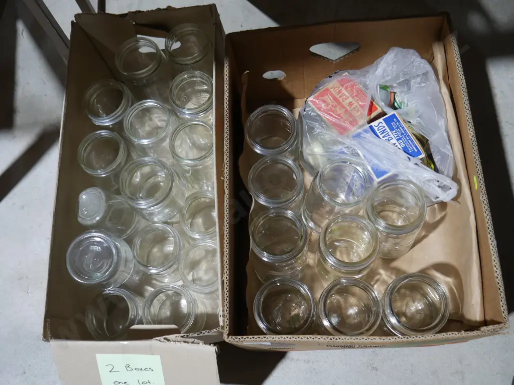 2 boxes of Agee jars Image 1++