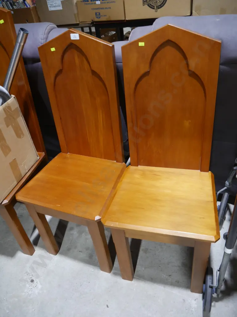 Two high back chairs Image 1++