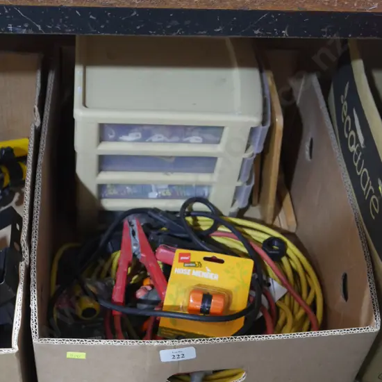 Hose fittings, extension cord etc