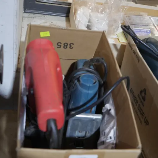 Electric jigsaw and drill