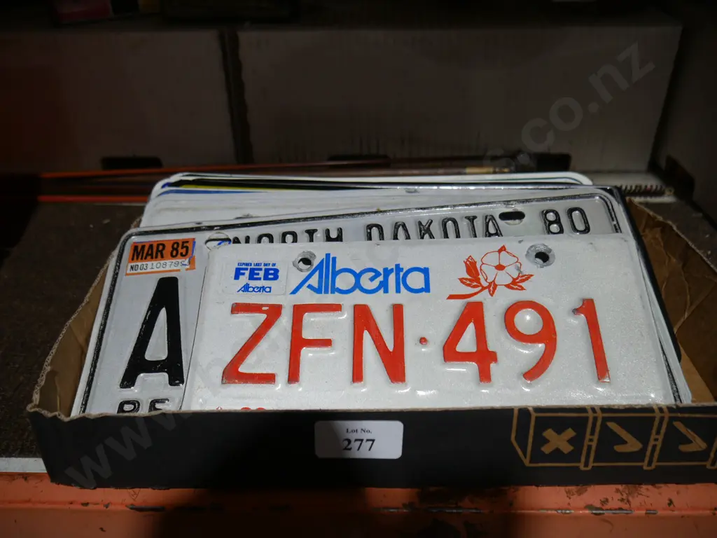 Assorted number plates Image 1++