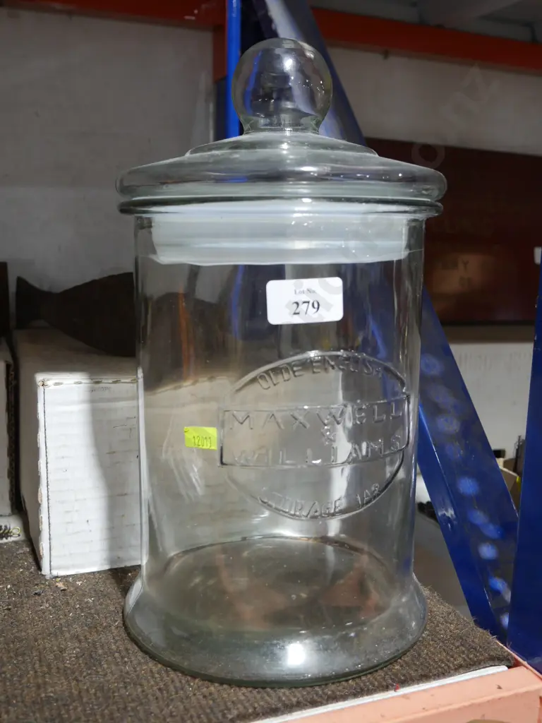 Glass storage jar Image 1++