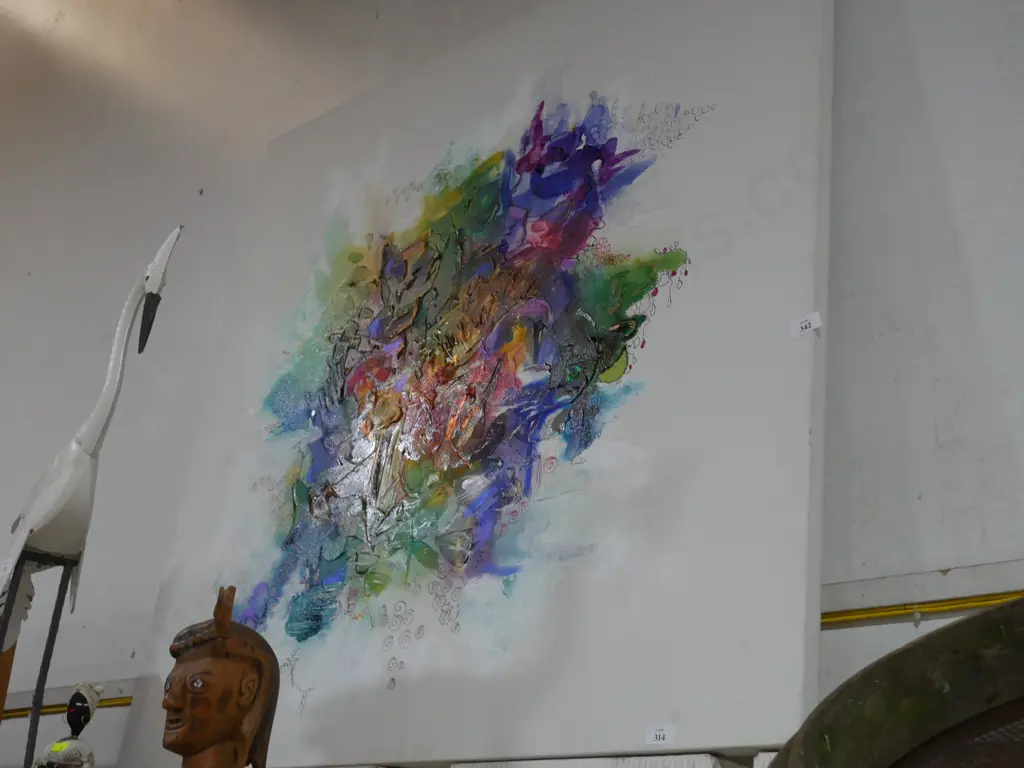 Abstract canvas artwork Image 1++