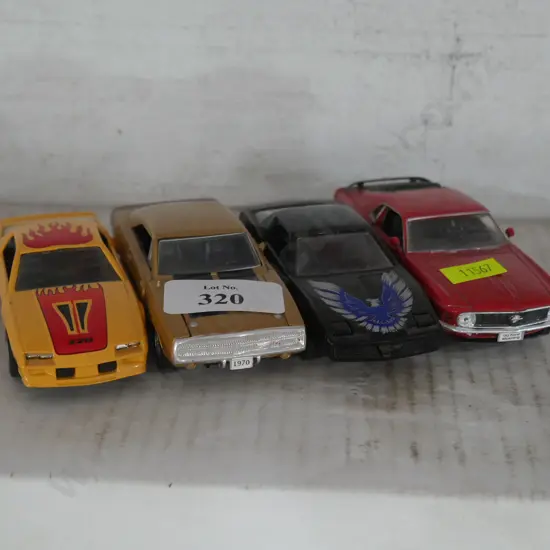 4 model cars