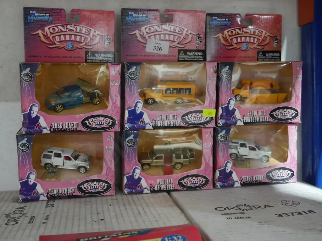 6 monster garage model cars Image 1++