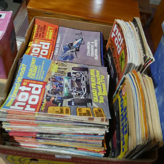 Hot rod magazines