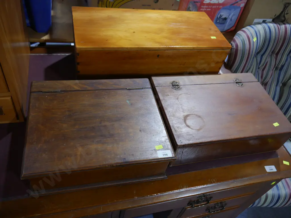 3 wooden boxes Image 1++