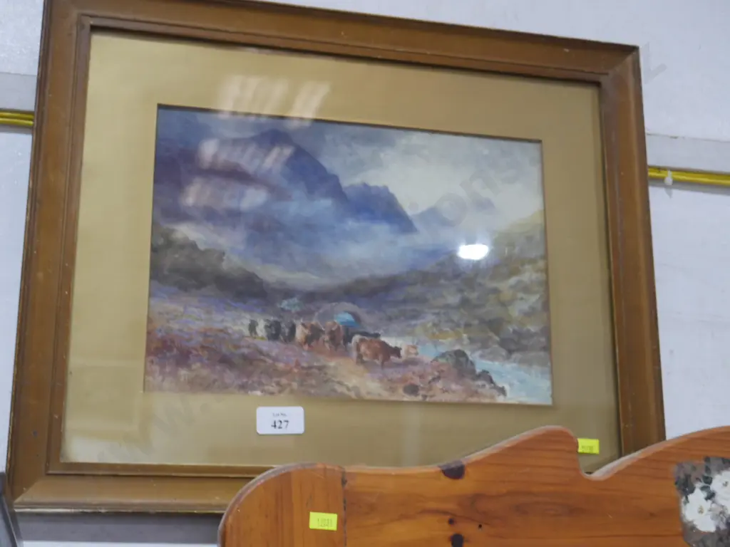 Framed watercolor artwork Image 1++