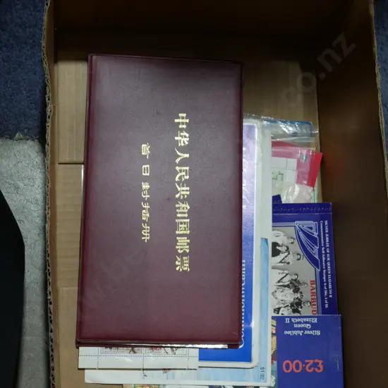 Assorted stamps etc
