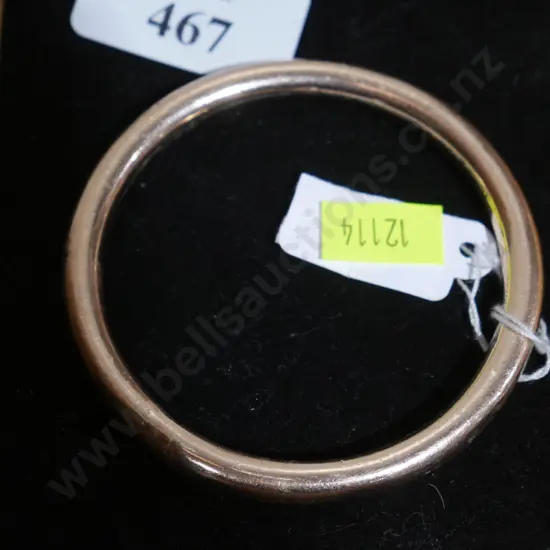 Gold plated bangle