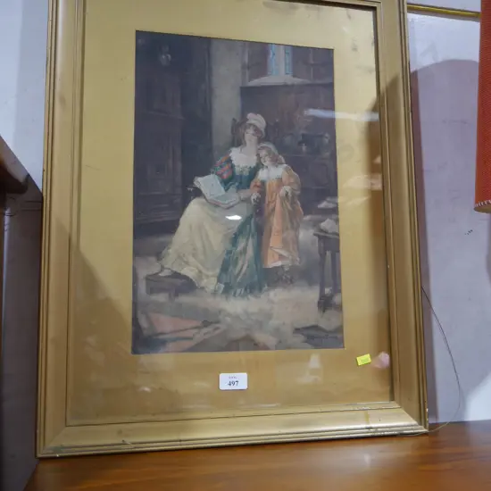 Framed artwork