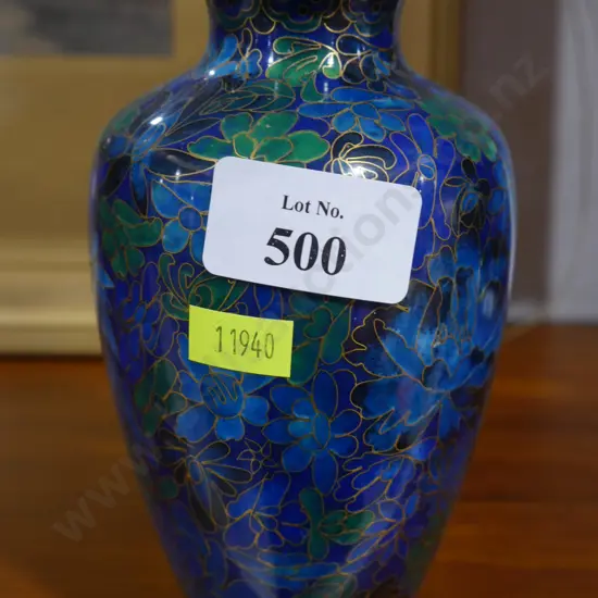Cloisonne vase