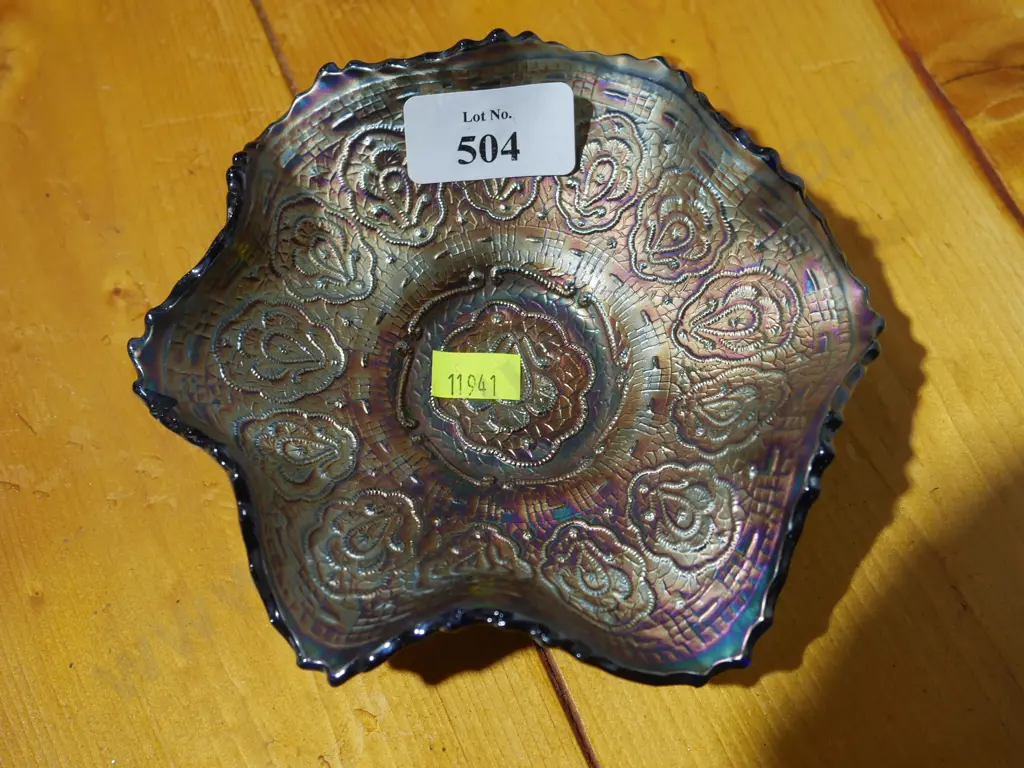 Carnival glass bowl Image 1++