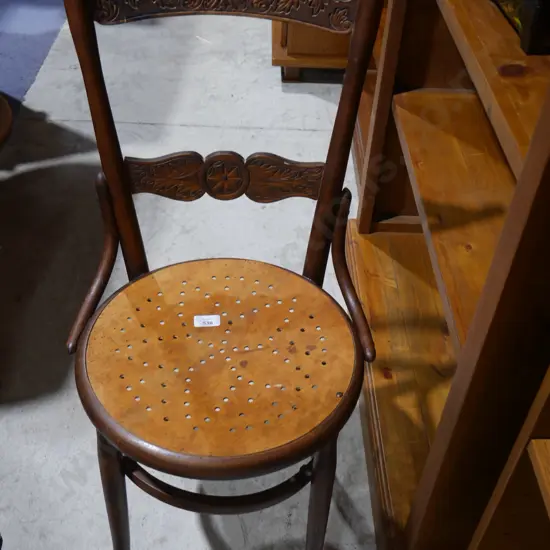 Wooden dining chair