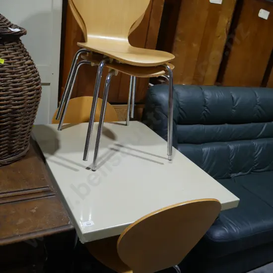 Table and 4 chairs