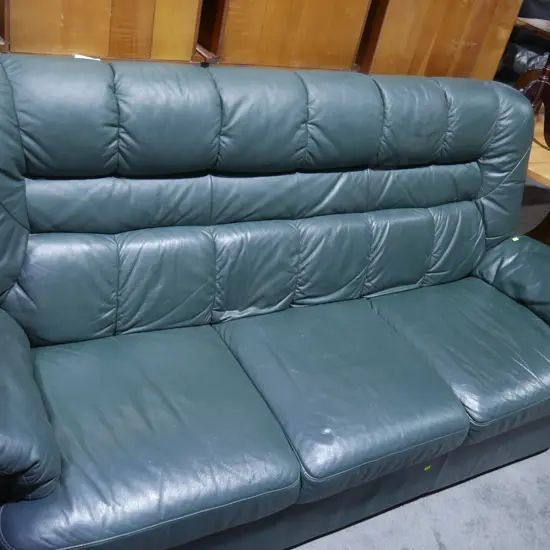 Green 3 seater couch