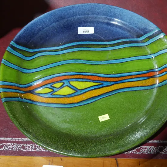 Morris and James pottery plate
