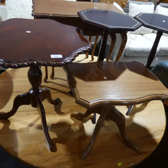 Assorted wine tables etc