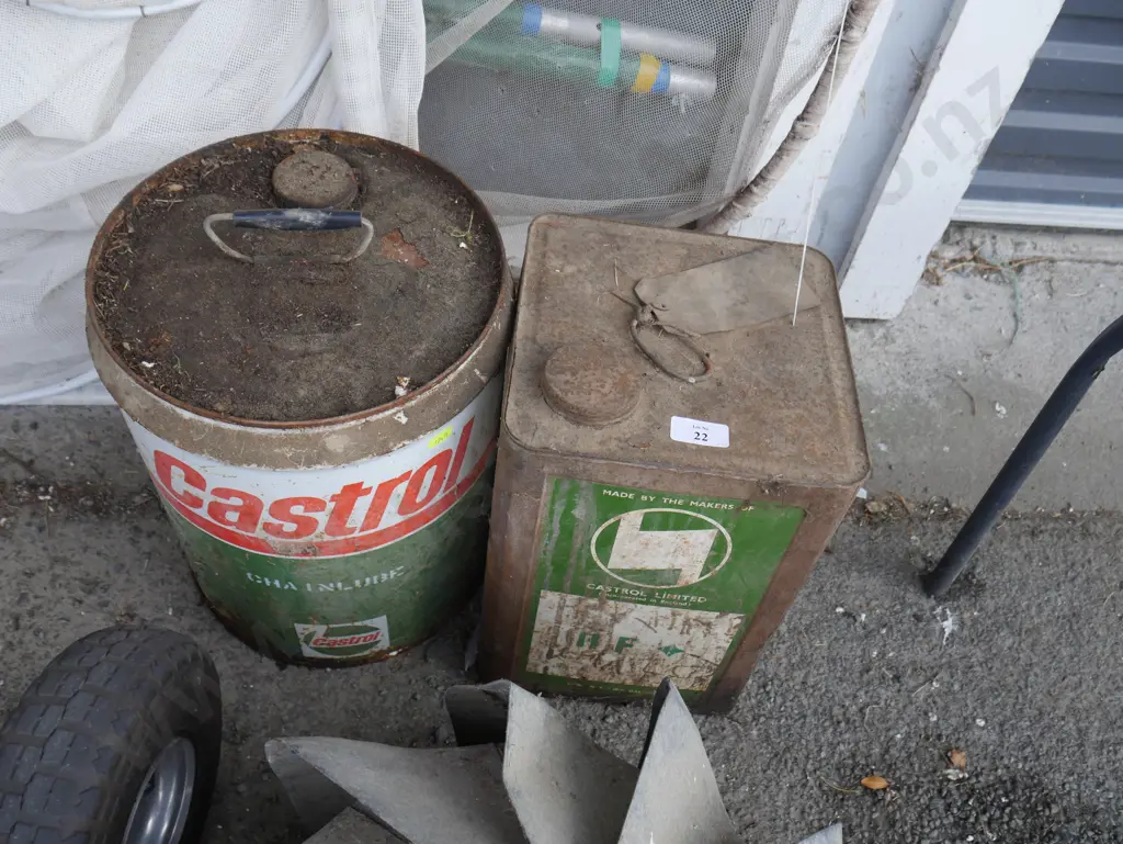 Old oil containers Image 1++