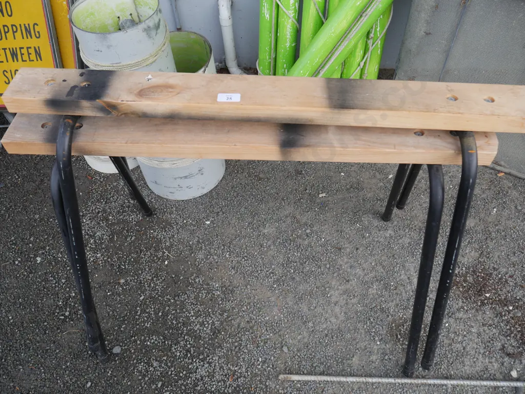 Two saw horses Image 1++