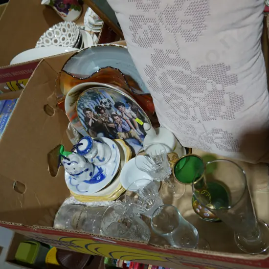 China, glassware etc