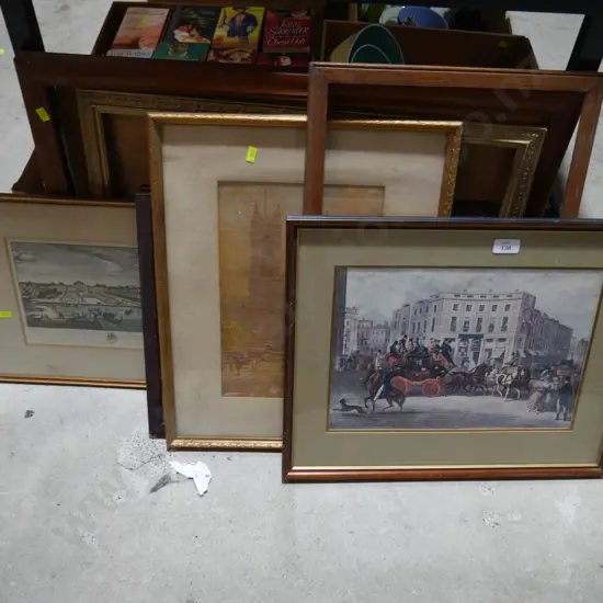 Assorted art and frames