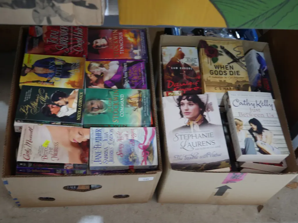 Two boxes of books Image 1++