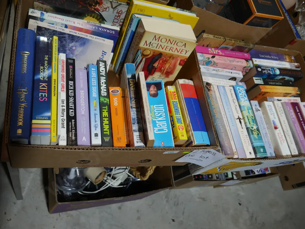 Two boxes of books Image 1++
