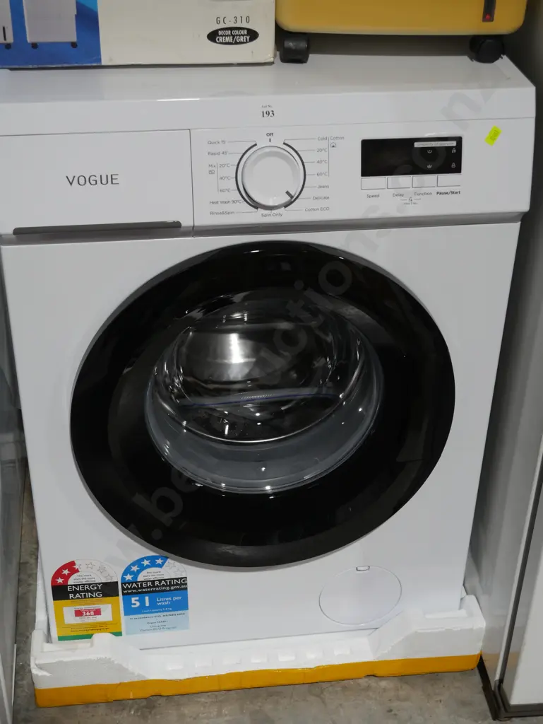 New Vogue front load washing machine Image 1++