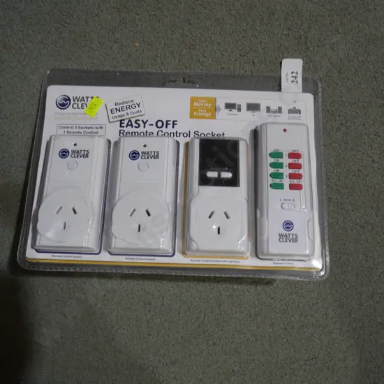 Remote control sockets