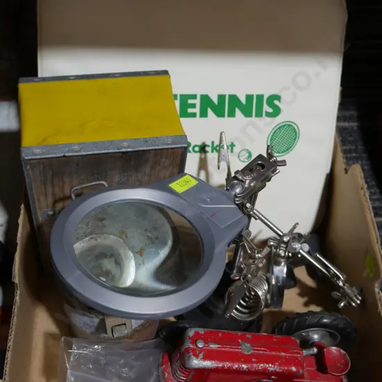 Bee smoker, Magnifiers etc