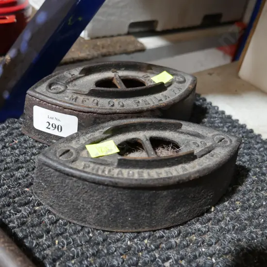 2 iron bases