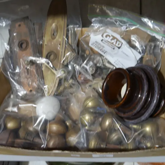 Brass door handles etc