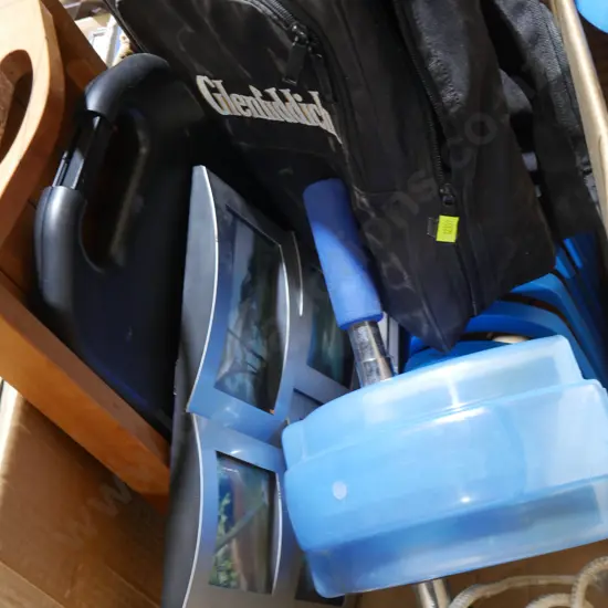 Bag, tray, picture frame etc