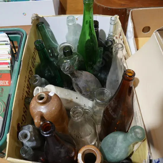 Assorted bottles