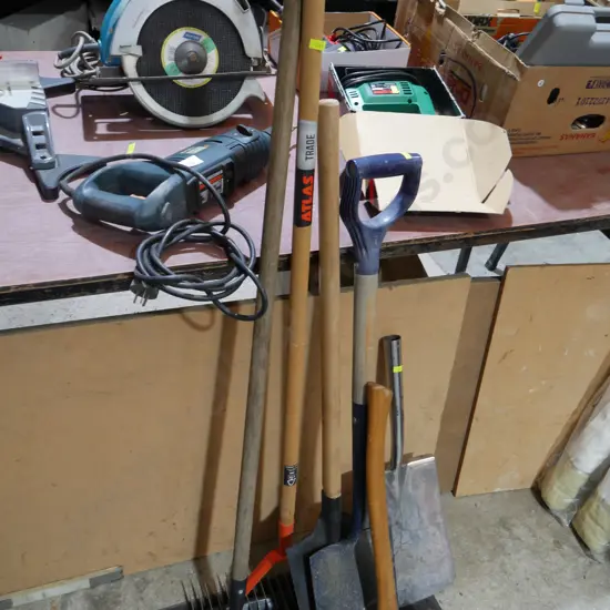 Assorted garden tools