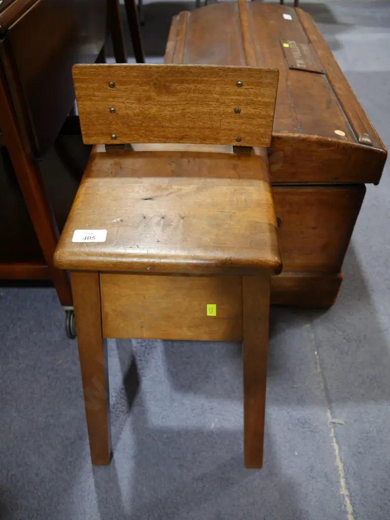Wooden childs stool Image 1++