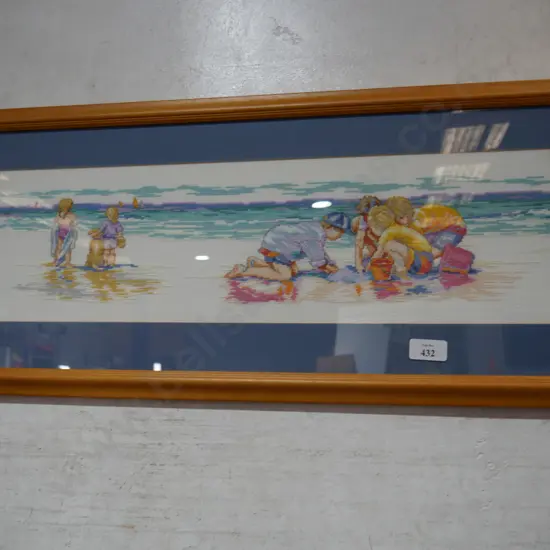 Framed tapestry