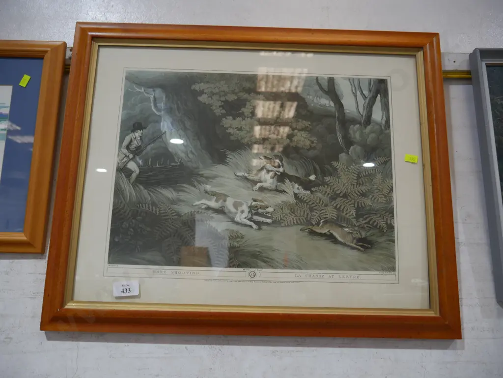 Framed hunting print Image 1++