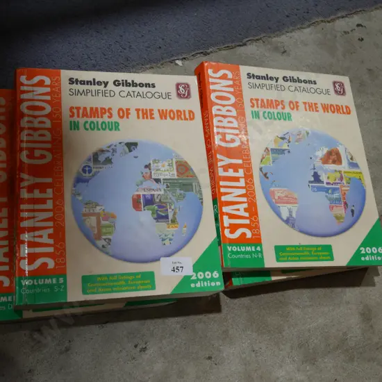 Stanley Gibbons simplified catalog stamps of the world in colour