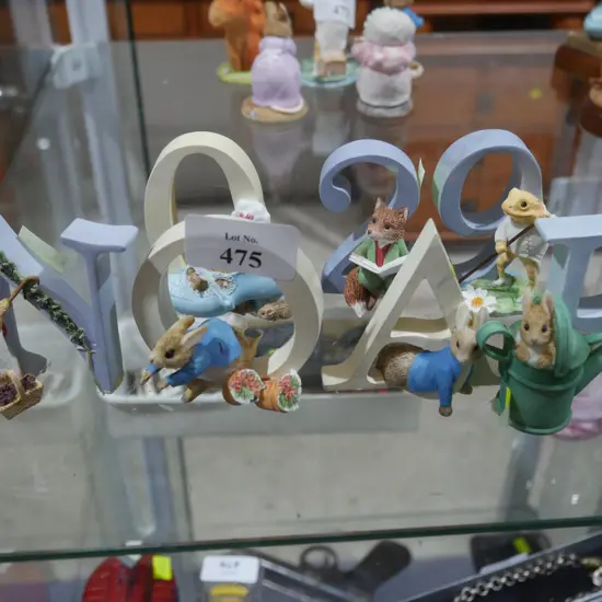 7 Peter Rabbit ornaments